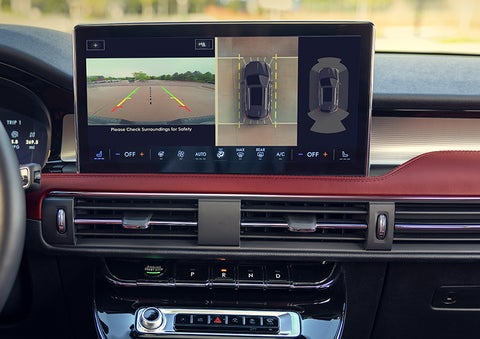 The driver of a 2024 Lincoln Corsair® SUV is shown selecting the drive mode. | Dave Sinclair Lincoln in St Louis MO