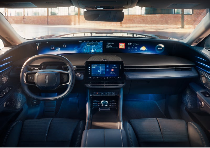 The panoramic display is shown in a 2024 Lincoln Nautilus® SUV. | Dave Sinclair Lincoln in St Louis MO