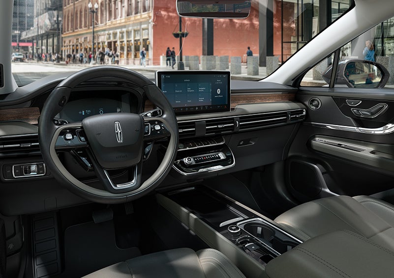 The interior dashboard of 2024 Lincoln Corsair® SUV is shown here. | Dave Sinclair Lincoln in St Louis MO